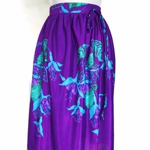 Vintage high waisted purple skirt by Sirena